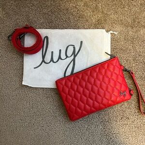 Lug vl poppy red peekaboo NWOT